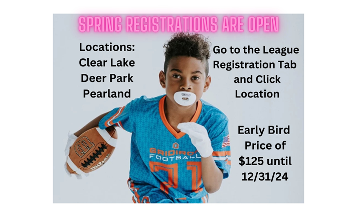 2025 Spring Registration is Now Open